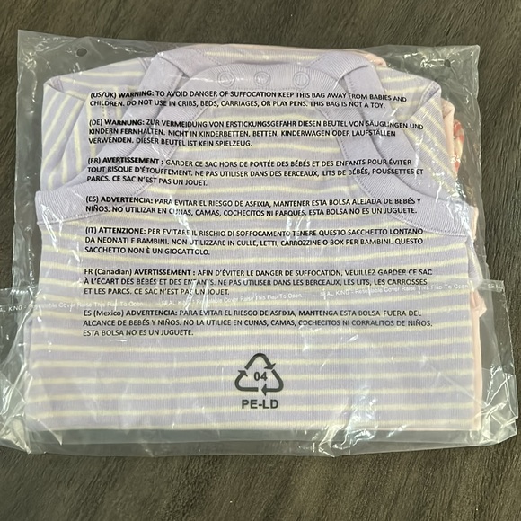 NWT Hanna Andersson 3 pack Organic Cotton Short Sleeve Onesie Bundle - Picture 3 of 3